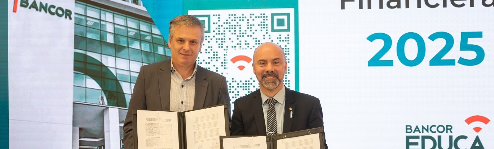 BANCOR firmó un convenio para seguir impulsando la educación financiera de los jóvenes cordobeses