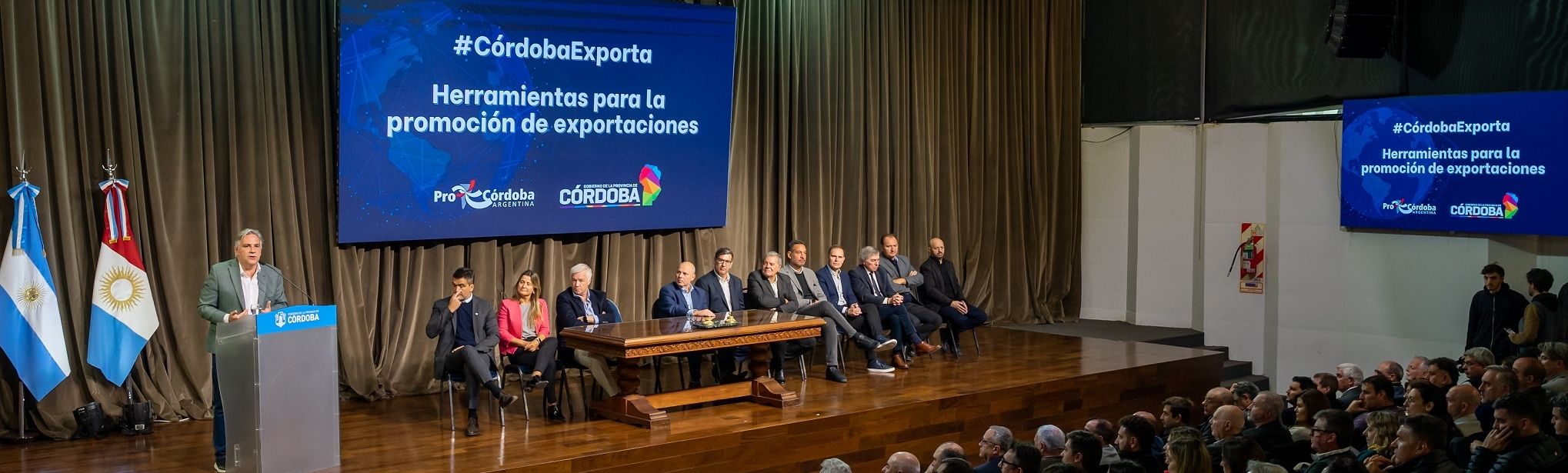 El Gobierno de Córdoba y BANCOR anunciaron créditos para fomentar las exportaciones de las Pymes