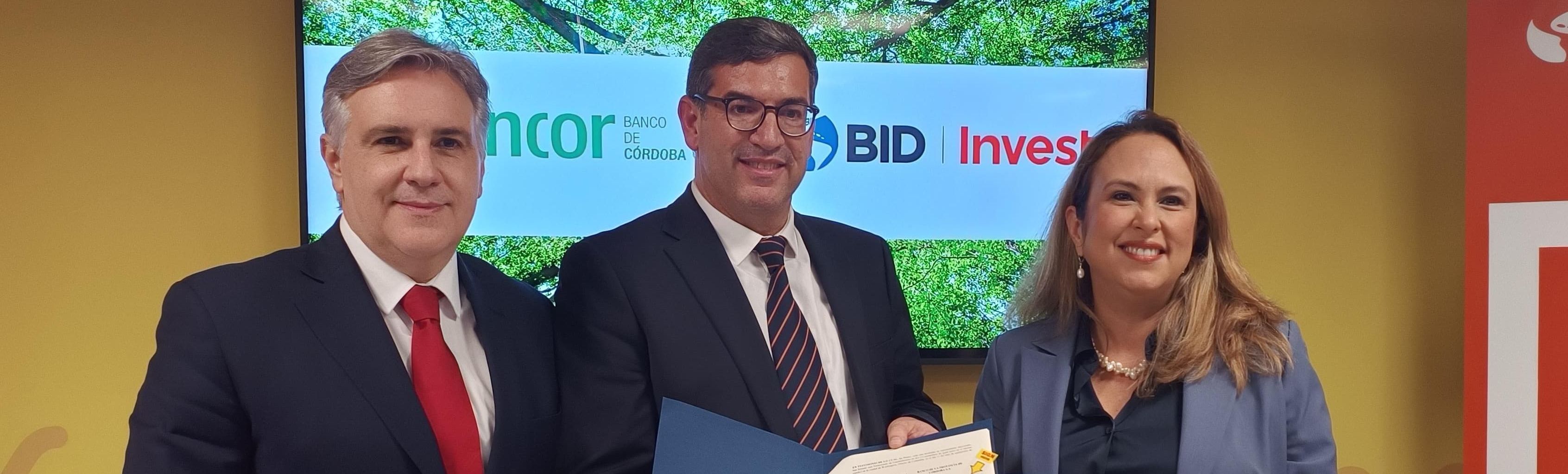 BANCOR firmó un Memorando de Entendimiento con BID Invest para trabajar en proyectos de inversión