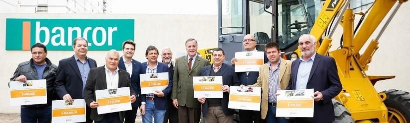 Bancor financió por más $ 15 millones a municipalidades y comunas de la Provincia