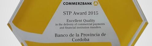 Bancor recibió por tercer año consecutivo el premio STP Award 2015