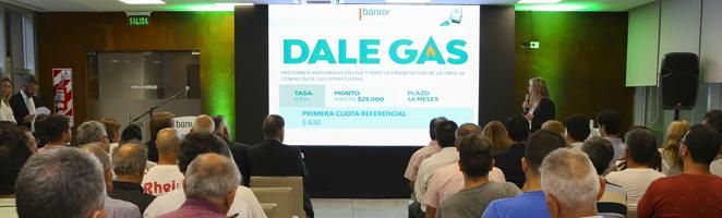 Bancor capacita a gasistas sobre su línea Dale GAS