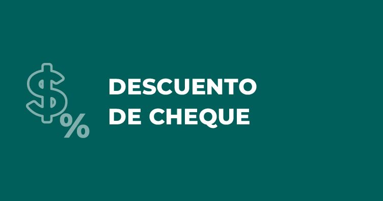 financiación empresas descuento de cheque