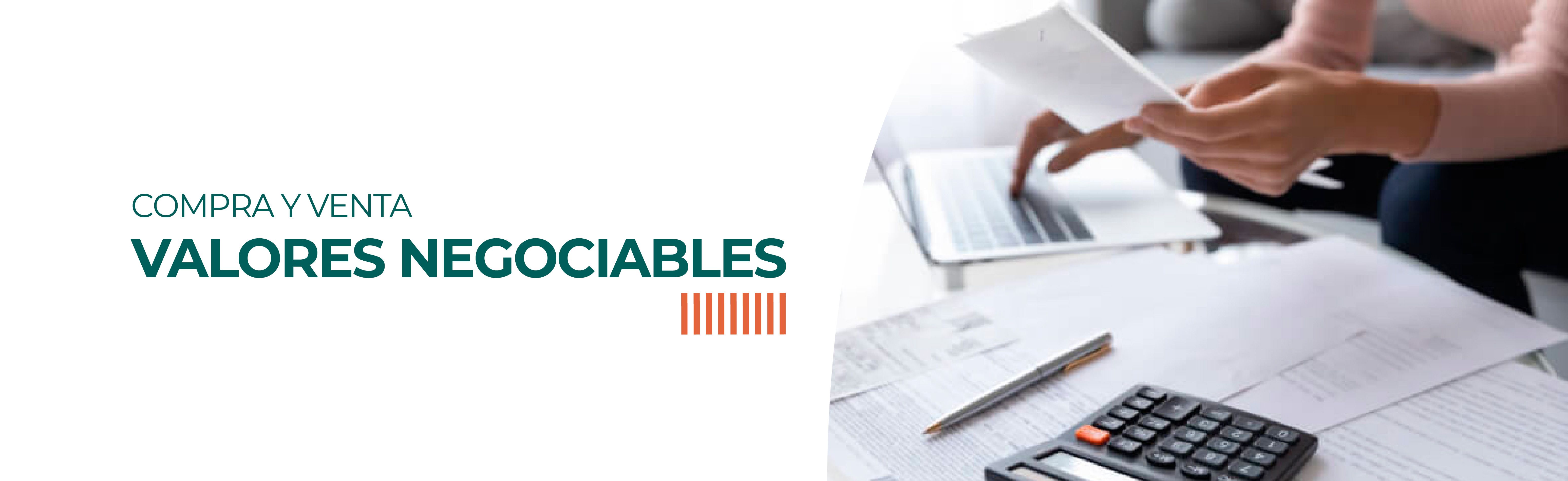 compra venta de valores negociables