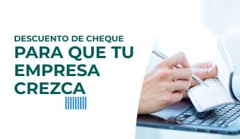 descuento de cheque