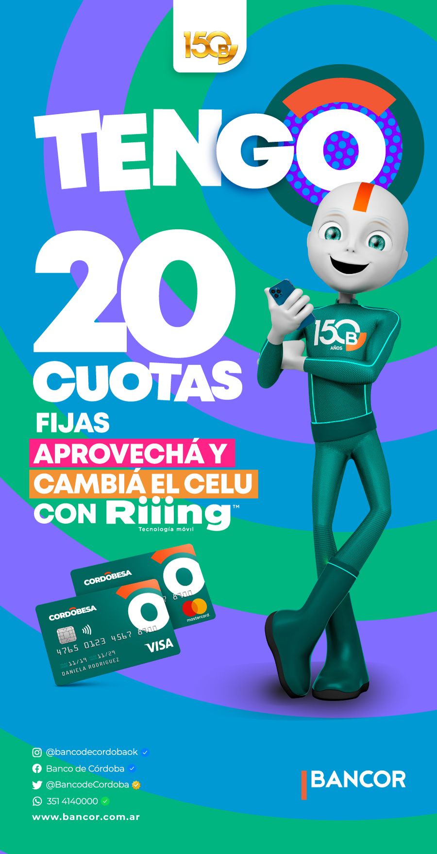 Promo Cordobesa 20 cuotas Bancor