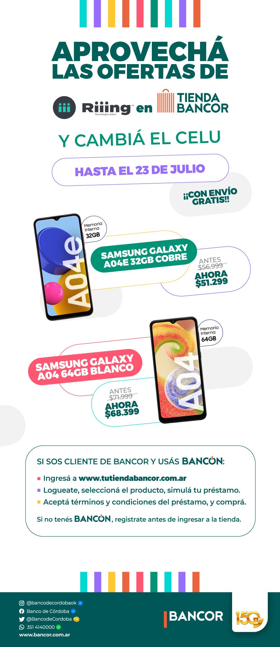 Promo Riiing Tienda Bancor