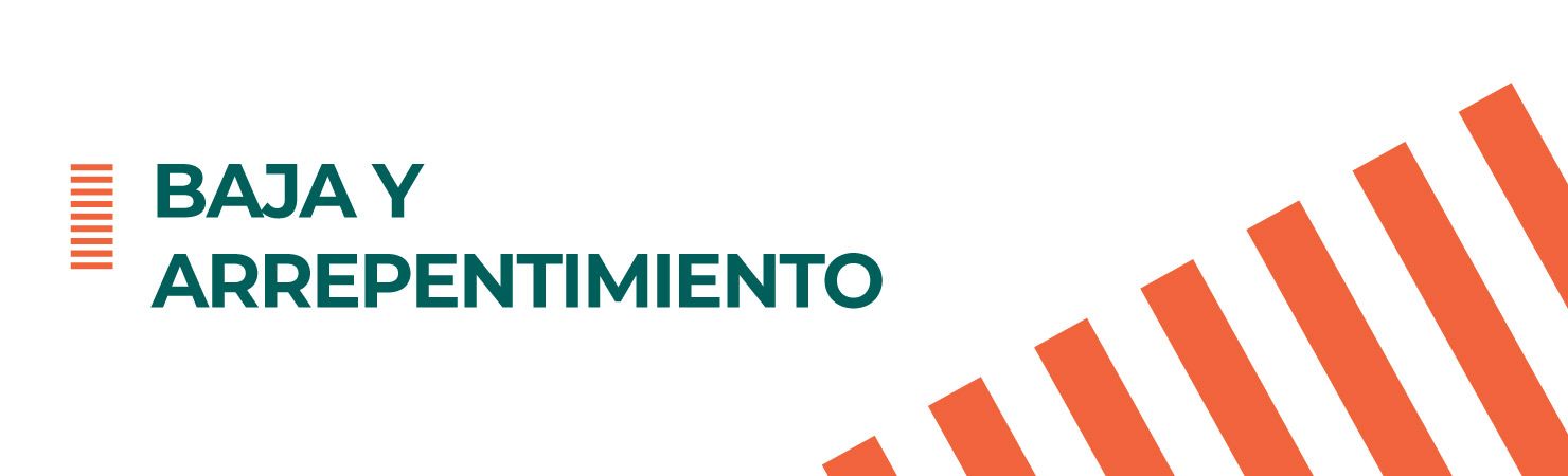 Botón Arrepentimiento