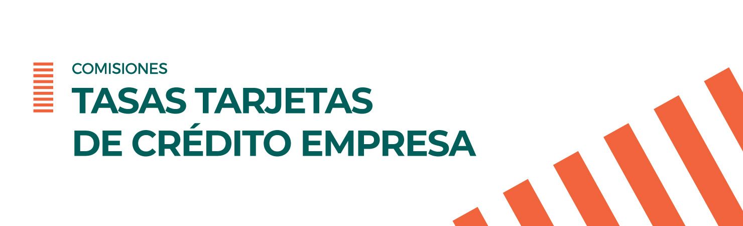 comisiones tarjeta de credito empresas