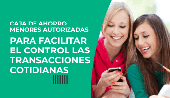 cuentas personas menores autorizadas