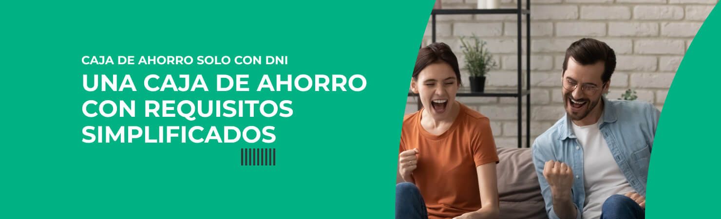 caja de ahorro solo dni