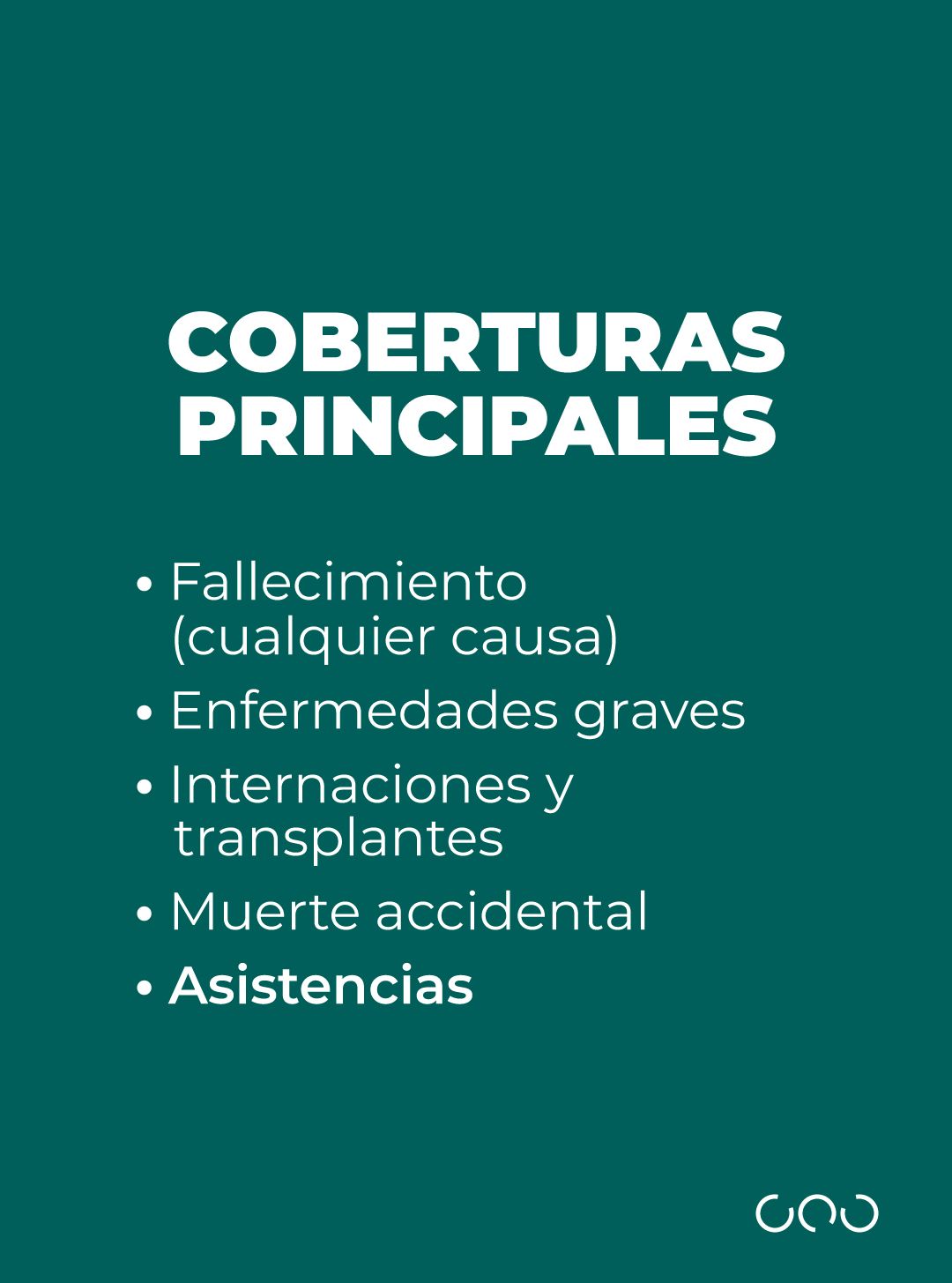 Coberturas principales