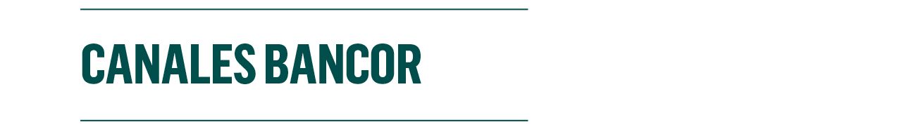 canales bancor