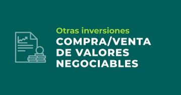 compra venta valores negociables