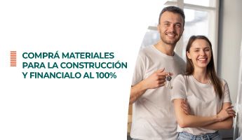 Comprá materiales de construcción, muebles, equipamientos y electrodomésticos.