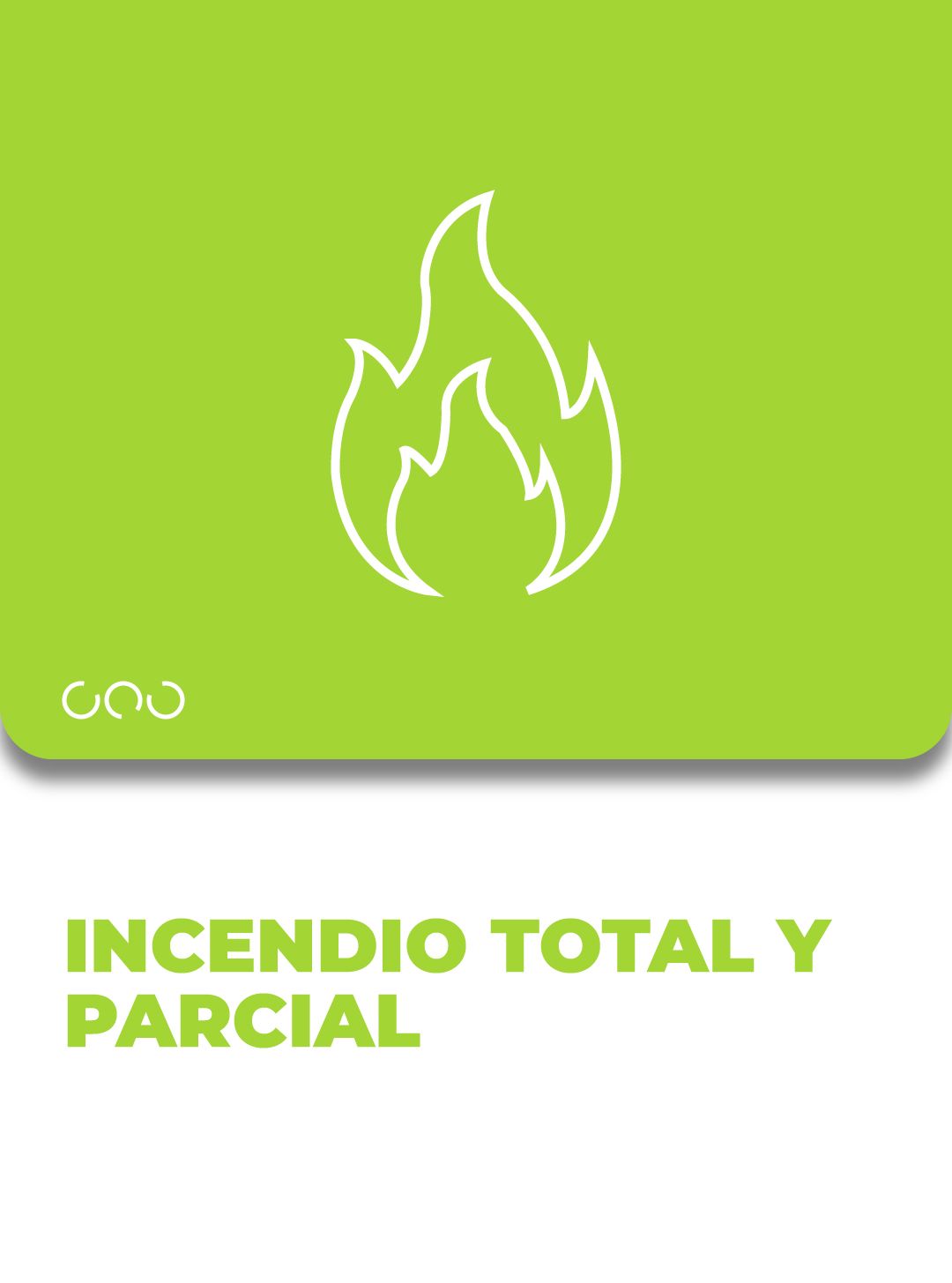 Incendio total o parcial