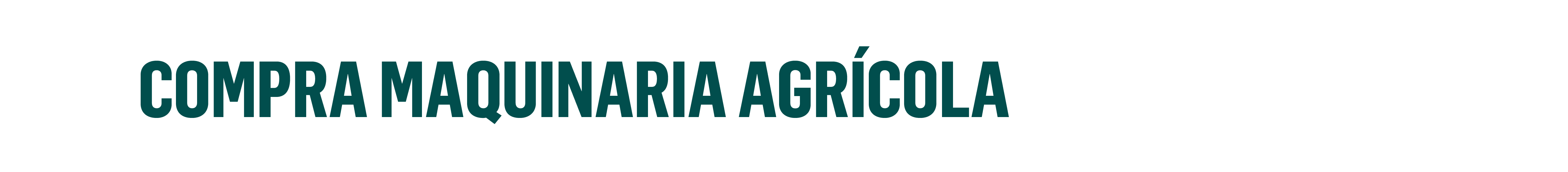 compra maquinaria agricola