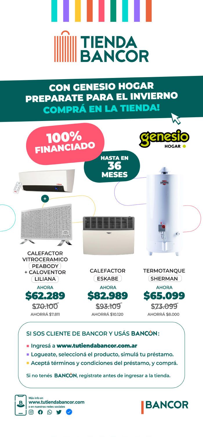 Promo Tienda Bancor Genesio