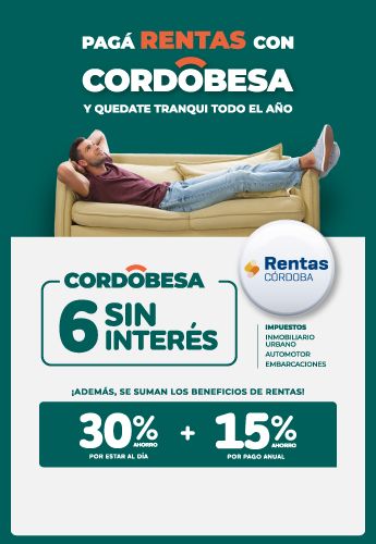 RENTAS CÓRDOBA 6 SIN INTERÉS