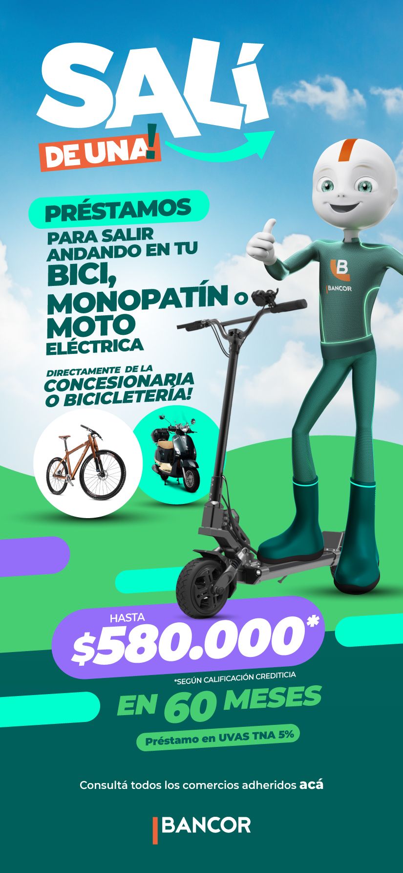 Sali de una