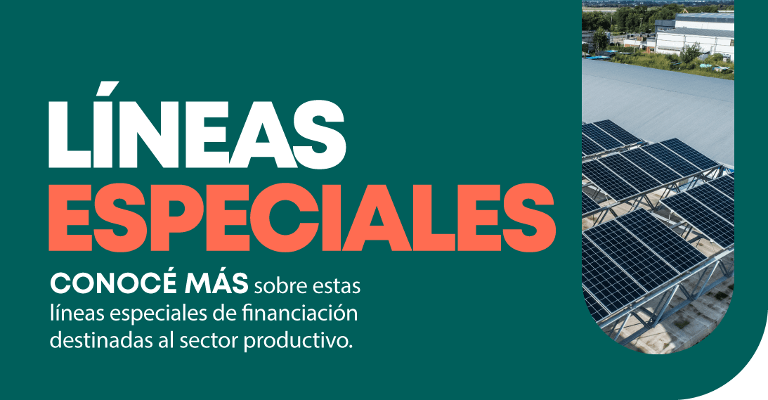 Líneas especiales Financiación empresas Bancor