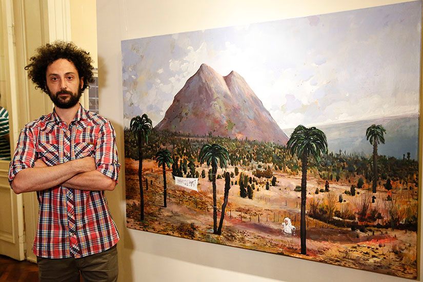 "Los Volcanes", Manuel Coll-Primer Premio Adqusición.